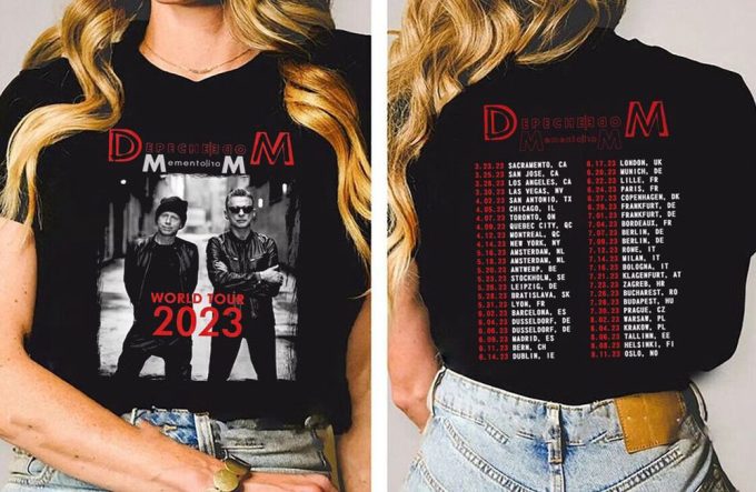 Depeche Mode Memento Mori World Tour 2023 T-Shirt 5