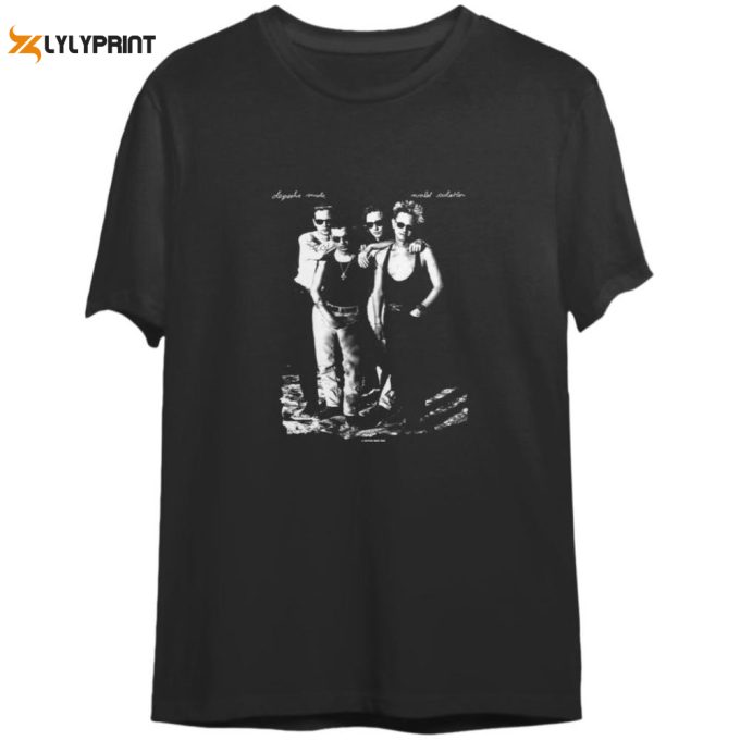 Depeche Mode T-Shirt, Depeche Mode World Violation 1990 Tour Concert T-Shirt 1