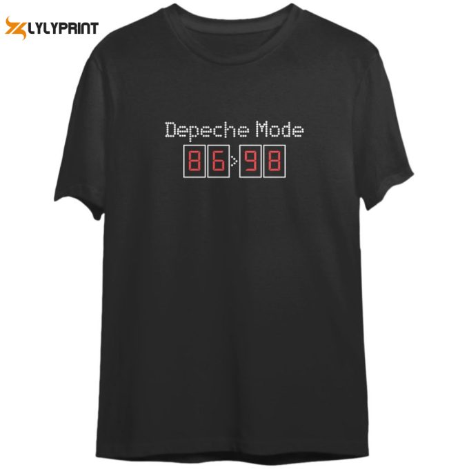 Depeche Mode The Singles Tour 86-98 T-Shirt: Authentic Concert Merchandise 1