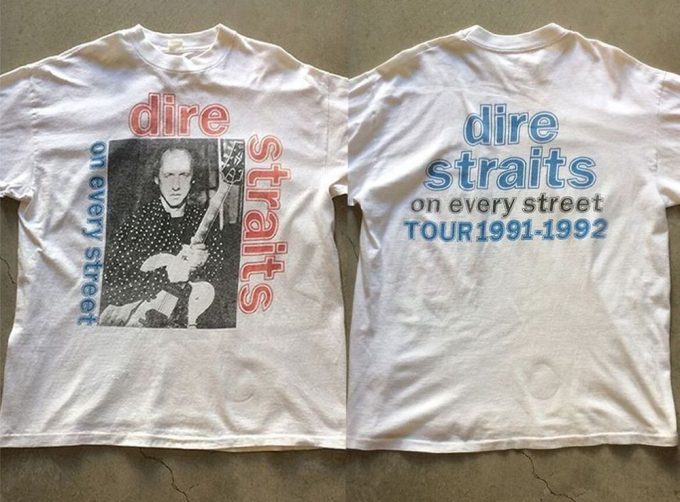 Dire Straits On Every Street Tour 1991-1992 T-Shirt 5