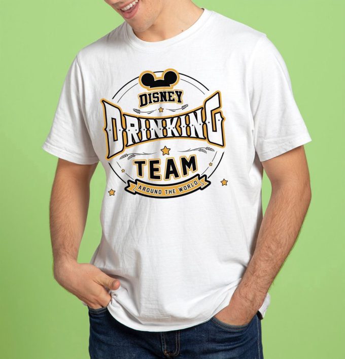 Disney Drinking Team Around The World Theme Park T-Shirt 4