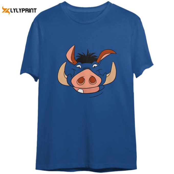 Roar In Style With Disney Lion King Pumbaa T-Shirt - Shop Now! 1