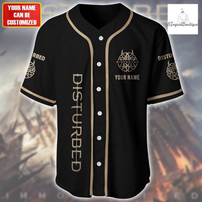 Disturbed Jersey Shirt, Personalized Disturbed Baseball Jersey For Men Women 2