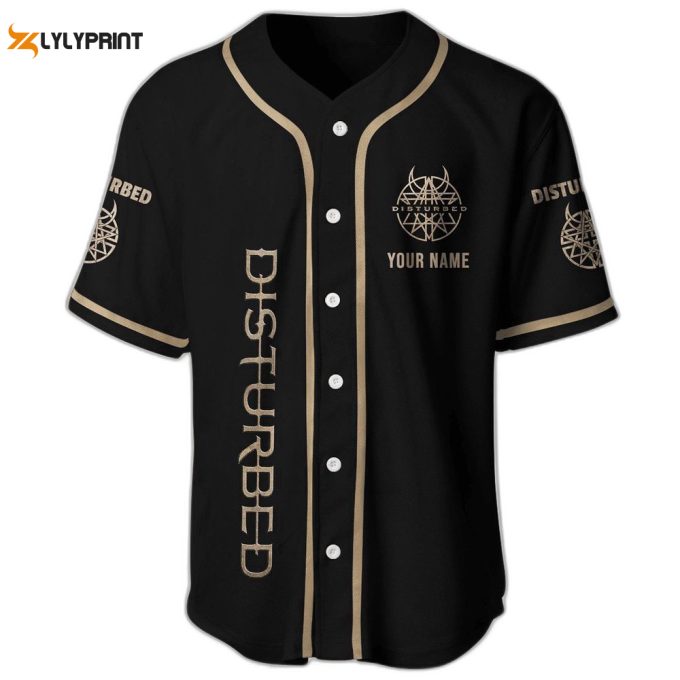 Disturbed Jersey Shirt, Personalized Disturbed Baseball Jersey For Men Women 1