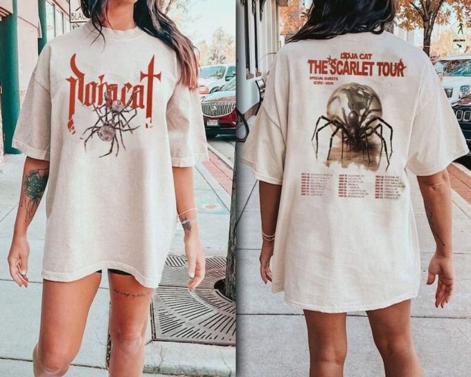 Doja Cat The Scarlet Tour 2023 T-Shirt, Doja Cat Tour With Special Guests, Doja Cat Merch 5