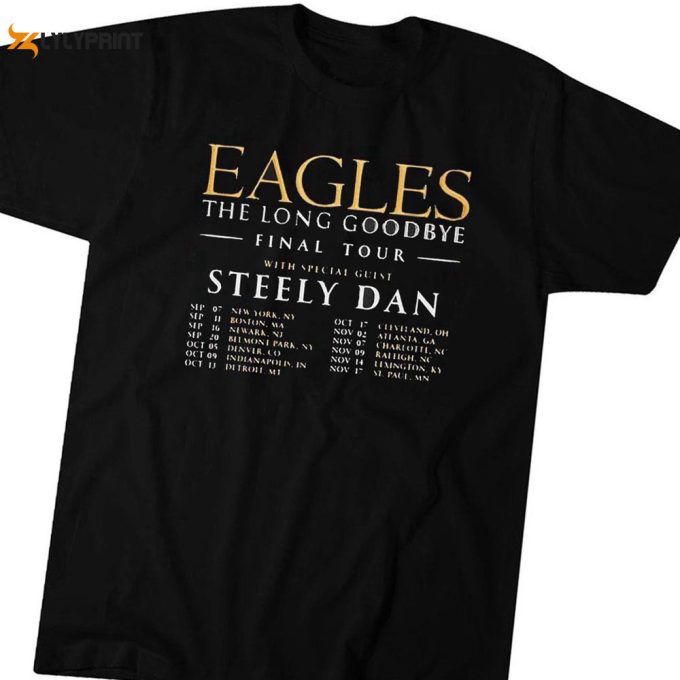 Eagles Band Tour 2023 The Long Goodbye With Special Guest Steely Dan T-Shirt Hoodie Gift For Men And Women 1