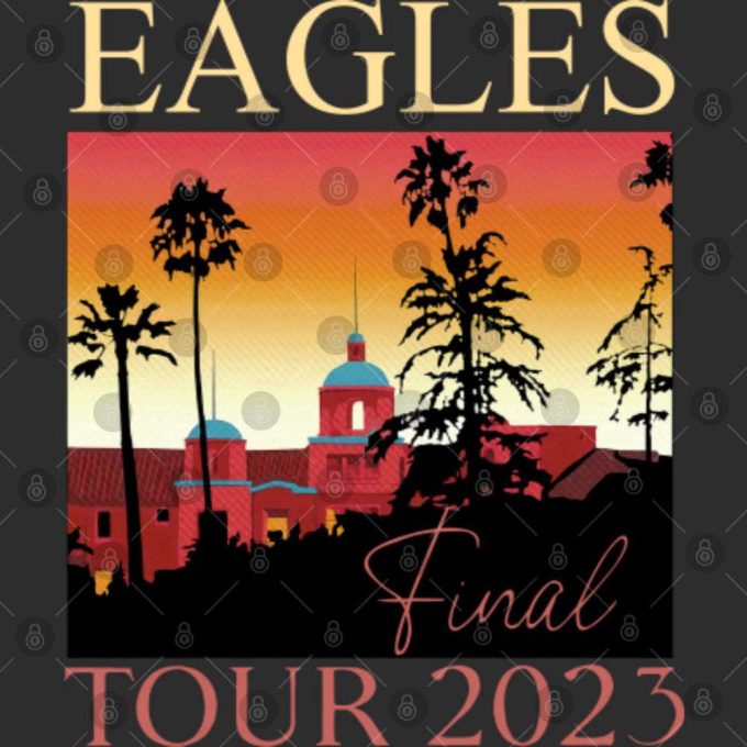 Eagles The Long Goodbye Tour 2023 Rock Band Tshirt 3