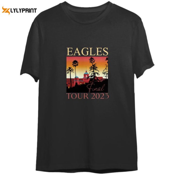 Eagles The Long Goodbye Tour 2023 Rock Band Tshirt 1