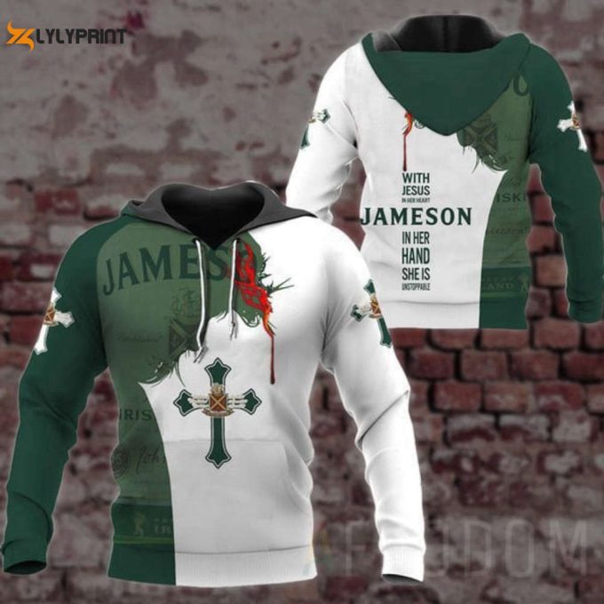 Easter Day Jameson Irish 3D All Over Print Hoodie, Zip Hoodie 1