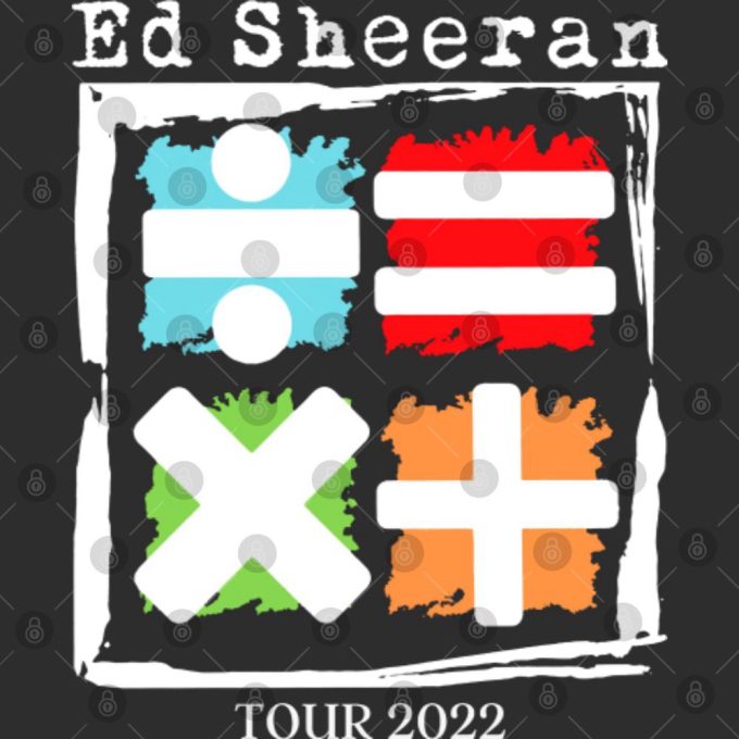 Ed Sheeran 2022 Tour Shirt: The Mathletics Concert Tee 3