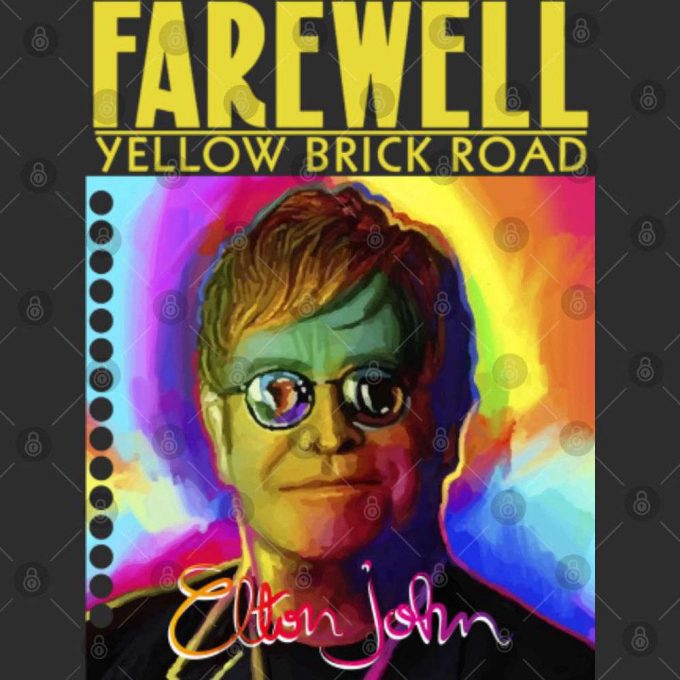 Elton John Farewell Tour 2023 Band Music Shirt Elton John Tour 2023 T-Shirt 4