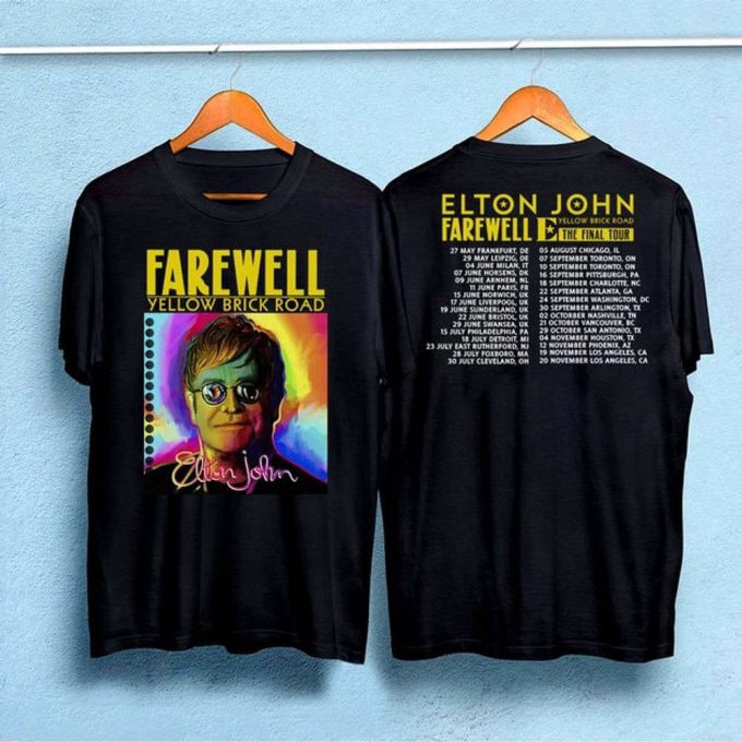 Elton John Farewell Tour 2023 Band Music Shirt Elton John Tour 2023 T-Shirt 5