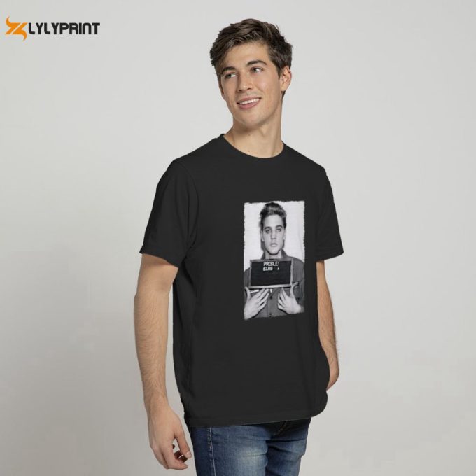 Elvis Presley Army Mug Shot T-Shirt For Men And Women 1