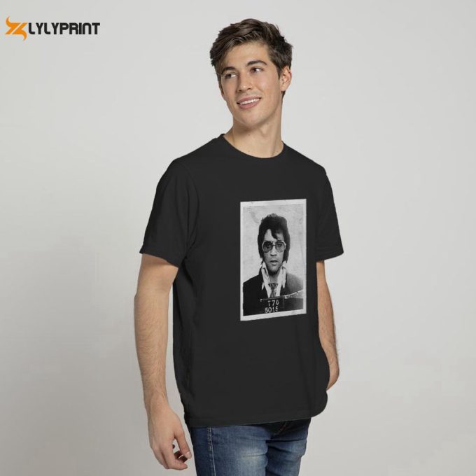 Elvis Presley Mugshot Poster T-Shirt For Men And Women 1