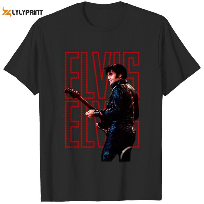 Elvis Presley Official 68 Comeback Special Rock Band Tshirt Gift Unisex T-Shirt For Men And Women Shirt Gift For Men Women Hoodie T-Shirt For Men And Women 1