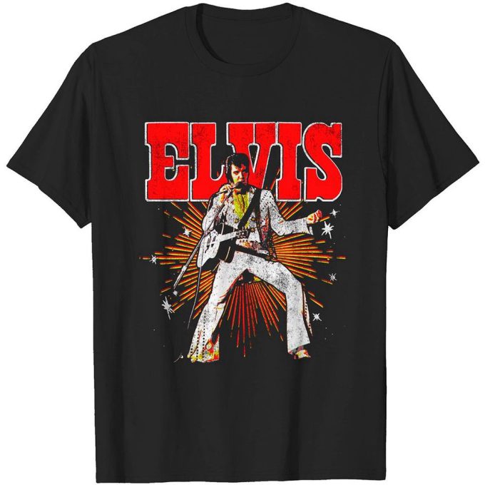 Elvis Presley Official Retro T-Shirt For Men And Women 3