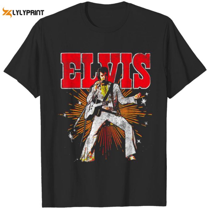 Elvis Presley Official Retro T-Shirt For Men And Women 1