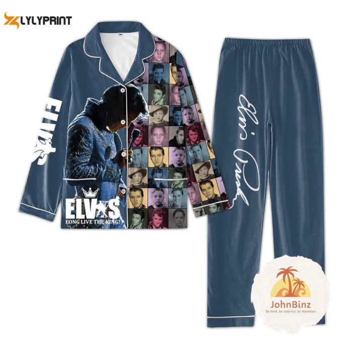Elvis Presley Pajamas, Elvis Presley Pyjamas, King Of Rock And Roll 1