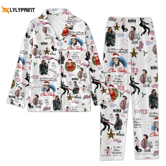 Elvis Presley Pajamas Set, Elvis Presley Pyjamas 1