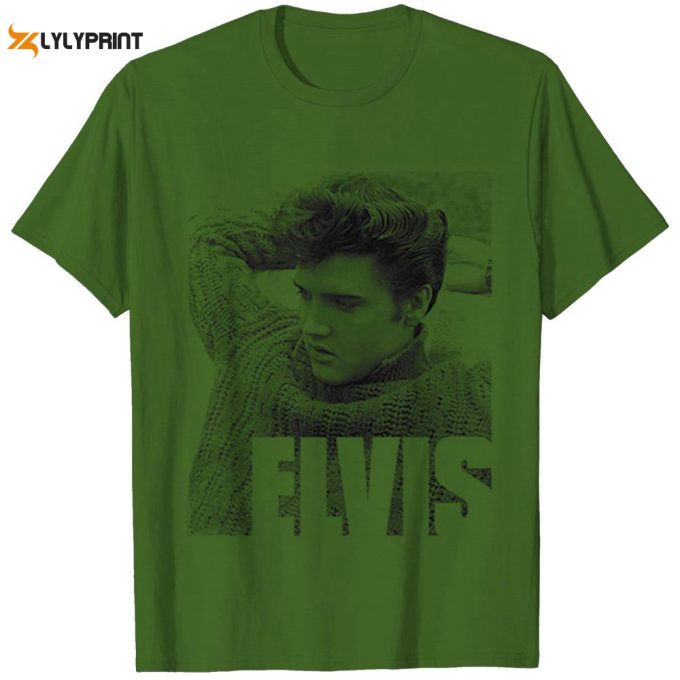 Elvis Presley Relaxing Poster T-Shirt For Men And Women 1