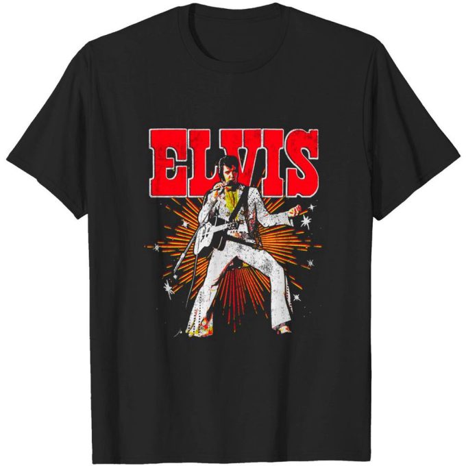 Elvis Presley Retro Rock Music Unisex Gift T-Shirt For Men And Women 2