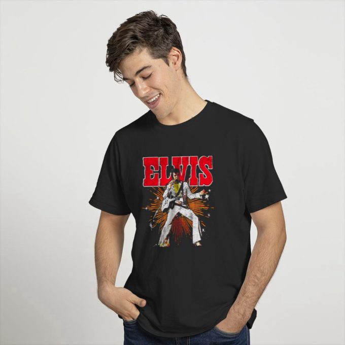 Elvis Presley Retro Rock Music Unisex Gift T-Shirt For Men And Women 3