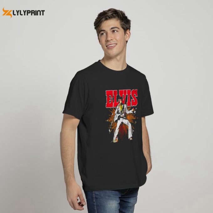 Elvis Presley Retro Rock Music Unisex Gift T-Shirt For Men And Women 1