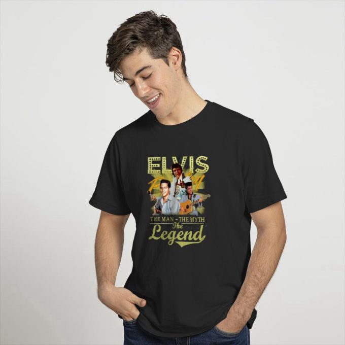 Elvis Presley The Man The Myth The Legend T-Shirt 2