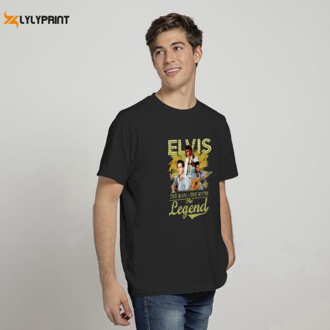 Elvis Presley The Man The Myth The Legend T-Shirt 1