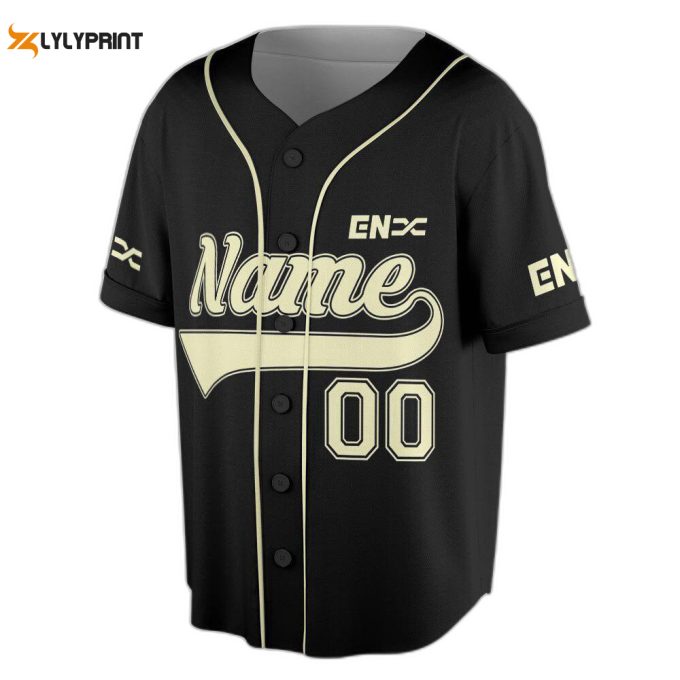 Enhypen Kpop Baseball Jersey, Number And Name Heeseung Jay Jake Sunghoon Sunoo Jungwon Niki 1