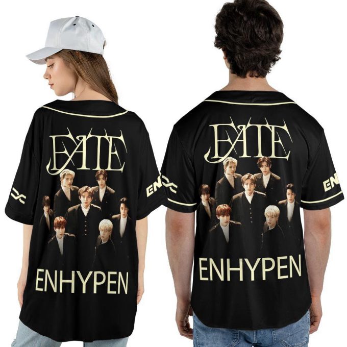 Enhypen Kpop Baseball Jersey, Number And Name Heeseung Jay Jake Sunghoon Sunoo Jungwon Niki 4