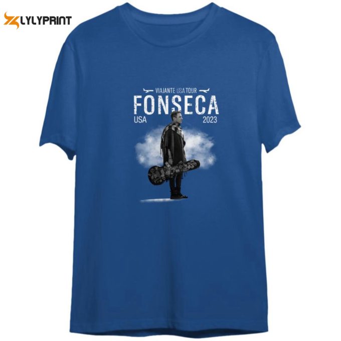 Fonseca Viajante Usa Tour 2023 Shirt, Fonseca Fan Shirt, Fonseca 2023 Usa Concert Shirt 1