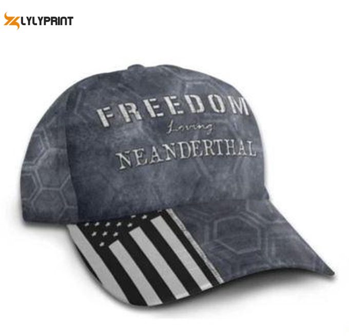 Freedom Loving Neanderthal Kryptek Typhon Hat, Cap Gift , America Cap, Custom Your Cap All Over Printed, Gift For Dad, Father'S Day Gift 1