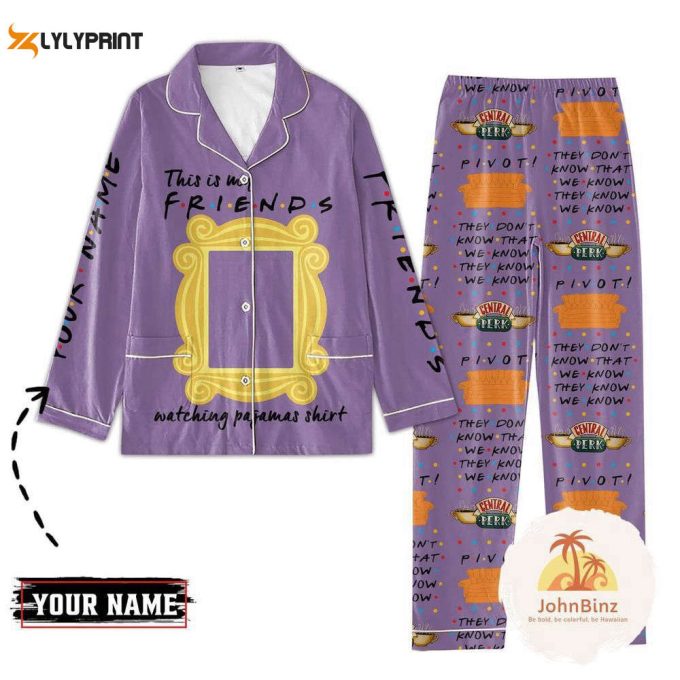 Friends Movie Pajamas, Friends Movie Pyjamas, Friends Thick Pajamas, Friends Night Pajamas 1