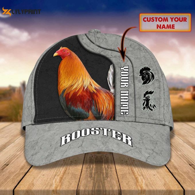 Get Stylish With A Customized Rooster Cap 3D Printed Limited Stock! 1