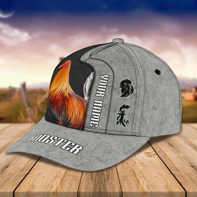 Get Stylish With A Customized Rooster Cap 3D Printed Limited Stock! 3