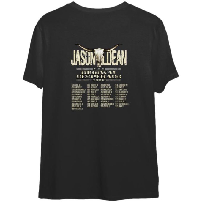 Get Your Jason Aldean Highway Desperado Tour 2023 T-Shirt Now! 2