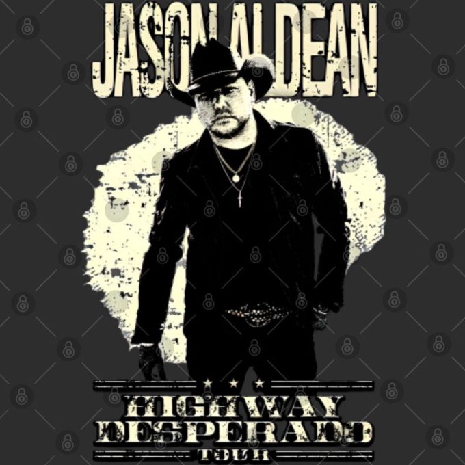 Get Your Jason Aldean Highway Desperado Tour 2023 T-Shirt Now! 4