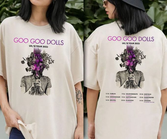 Goo Goo Dolls Uk/Ie Tour 2023 T-Shirt, Goo Goo Dolls United 4