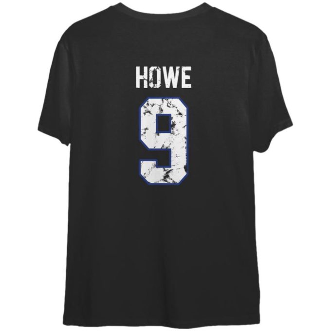 Gordie Howe Worn Distressed Hartford Whalers Shirt Vintage Hockey T-Shirt 2