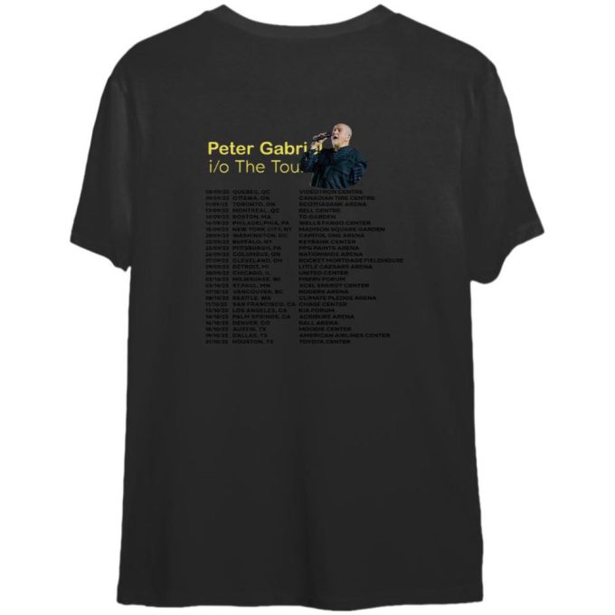 Graphic Peter Gabriel 2023 Tour T-Shirt, Peter Gabriel 2023 Merch 4