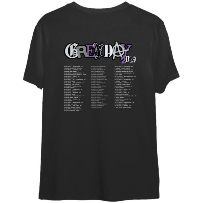 Grey Day Tour 2023 Shirt: Exclusive Concert Merch Tee 2