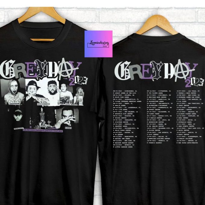 Grey Day Tour 2023 Shirt: Exclusive Concert Merch Tee 5