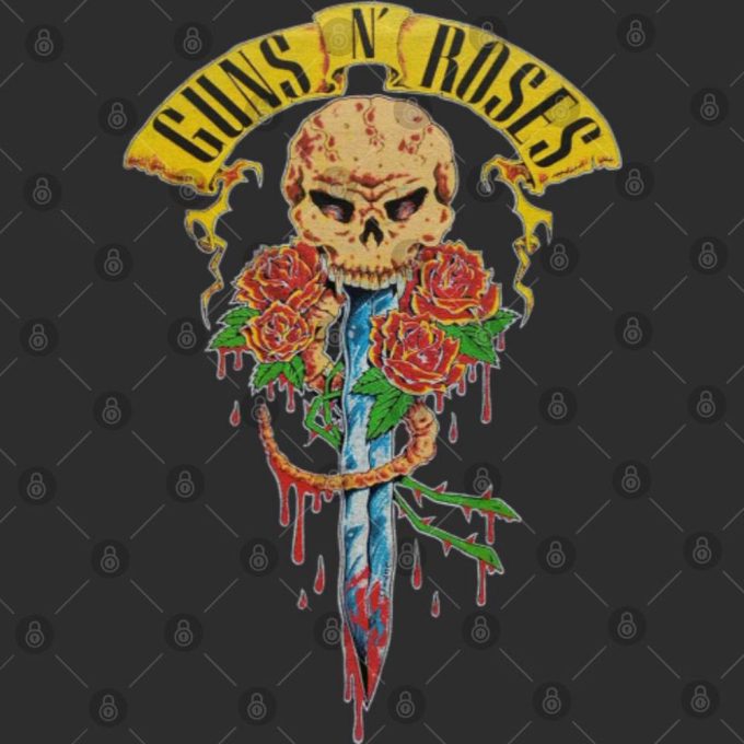 Guns N Roses T-Shirt: North American World Tour 2023 - Shop Now! 3