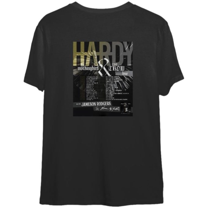 Hardyy Double Sided T Shirts: Mockingbird And Crow Tour – Unique Stylish Designs 2