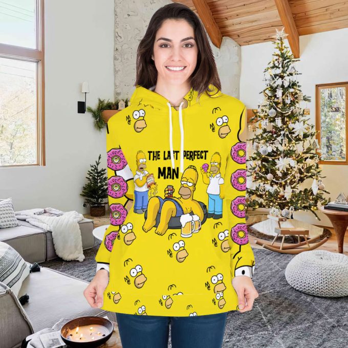 Hoodie Cartoon 3D Homer Simpson Character 3D Hoodie 4