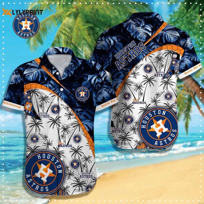 Houston Astros Mlb-Hawaiian Shirt Q-49376 Fan Gift For Men Women 1