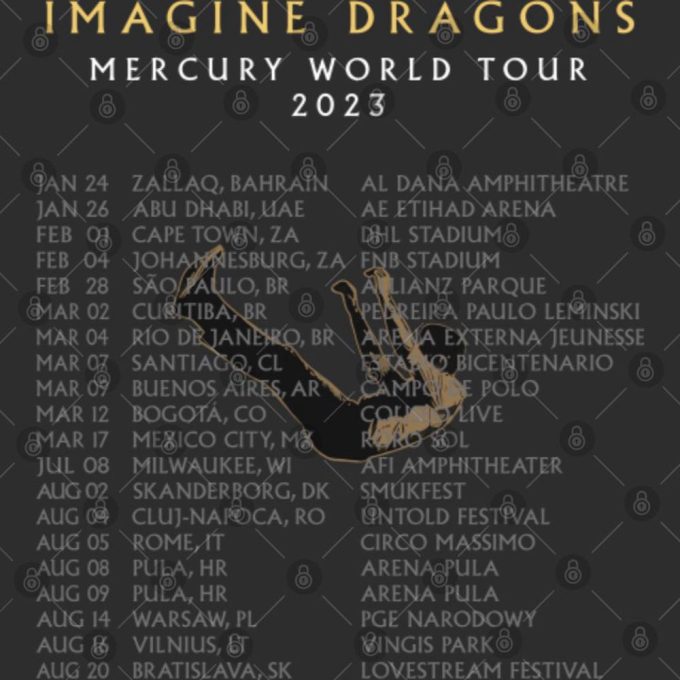 Imagine Dragons Mercury Shirtgift For Men And Women 4