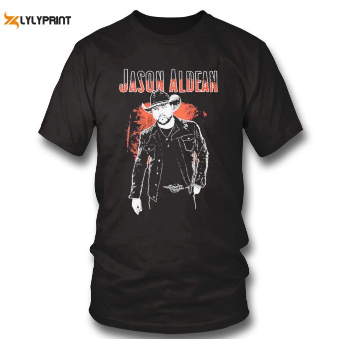 Jason Aldean Vintage 2022 Shirt Longsleeve, Ladies Tee Gift For Men Women 1