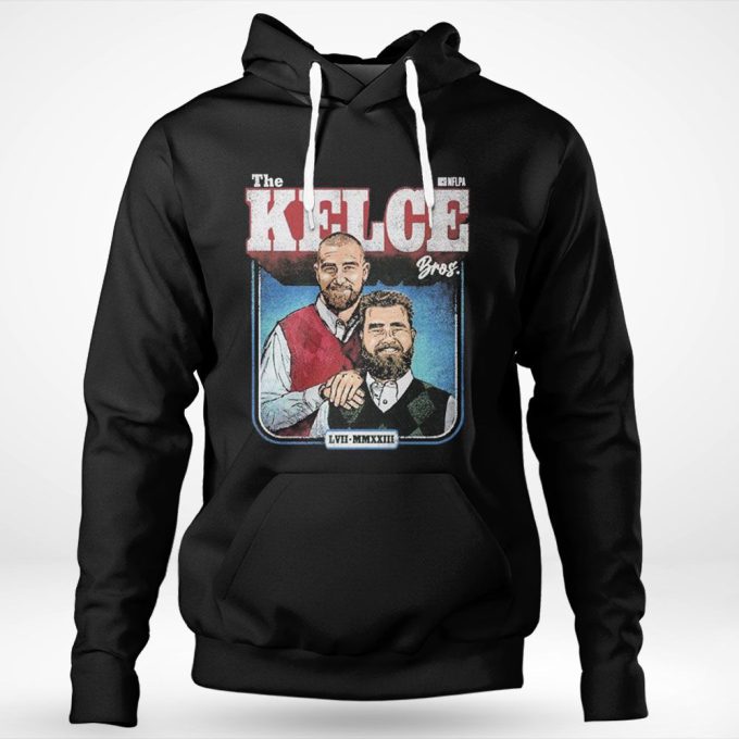 Jason Kelce And Travis Kelce The Kelce Bros T-Shirt Longsleevev Gift For Men Women 3